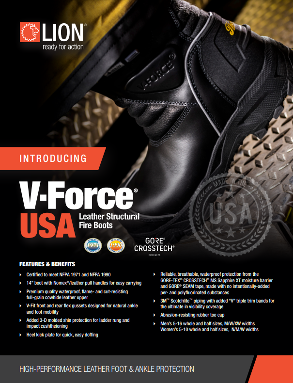 Vforce USA Boot Brochure Image